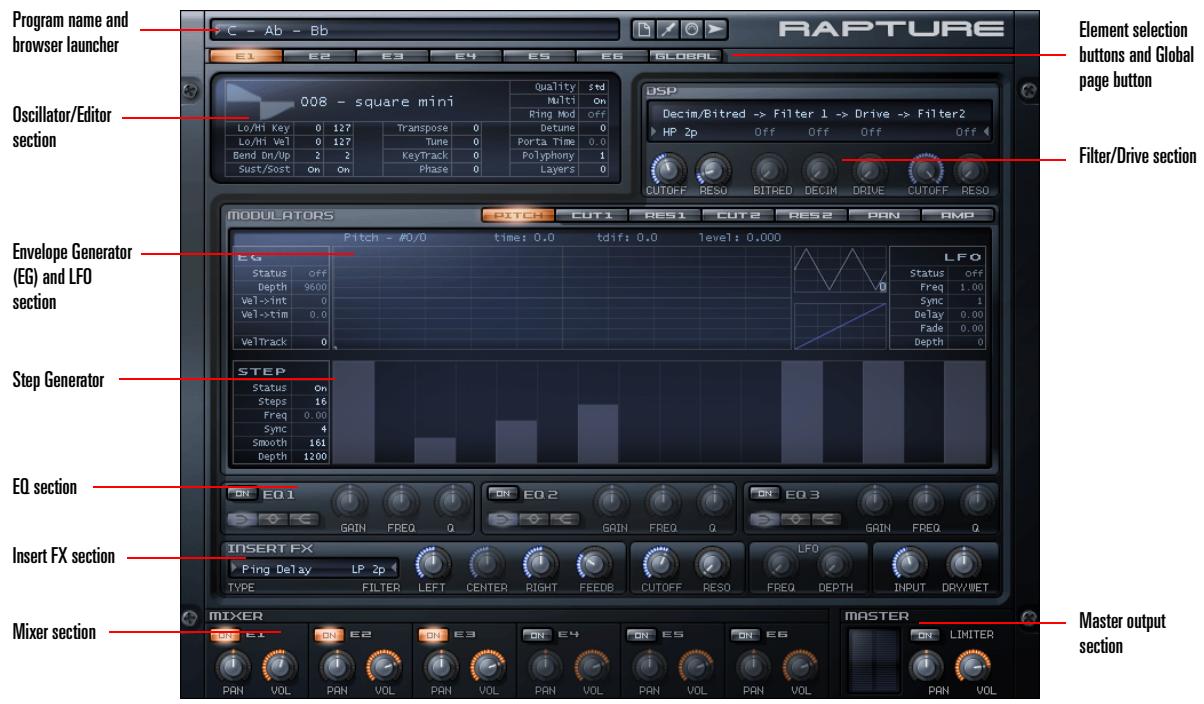 ROLAND RAPTURE - The Main Interface - 1