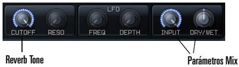 ROLAND RAPTURE - Modo Reverb (Reverberación) - 2