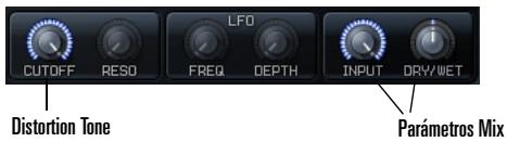 ROLAND RAPTURE - Modo Distortion (Distorsión) - 2