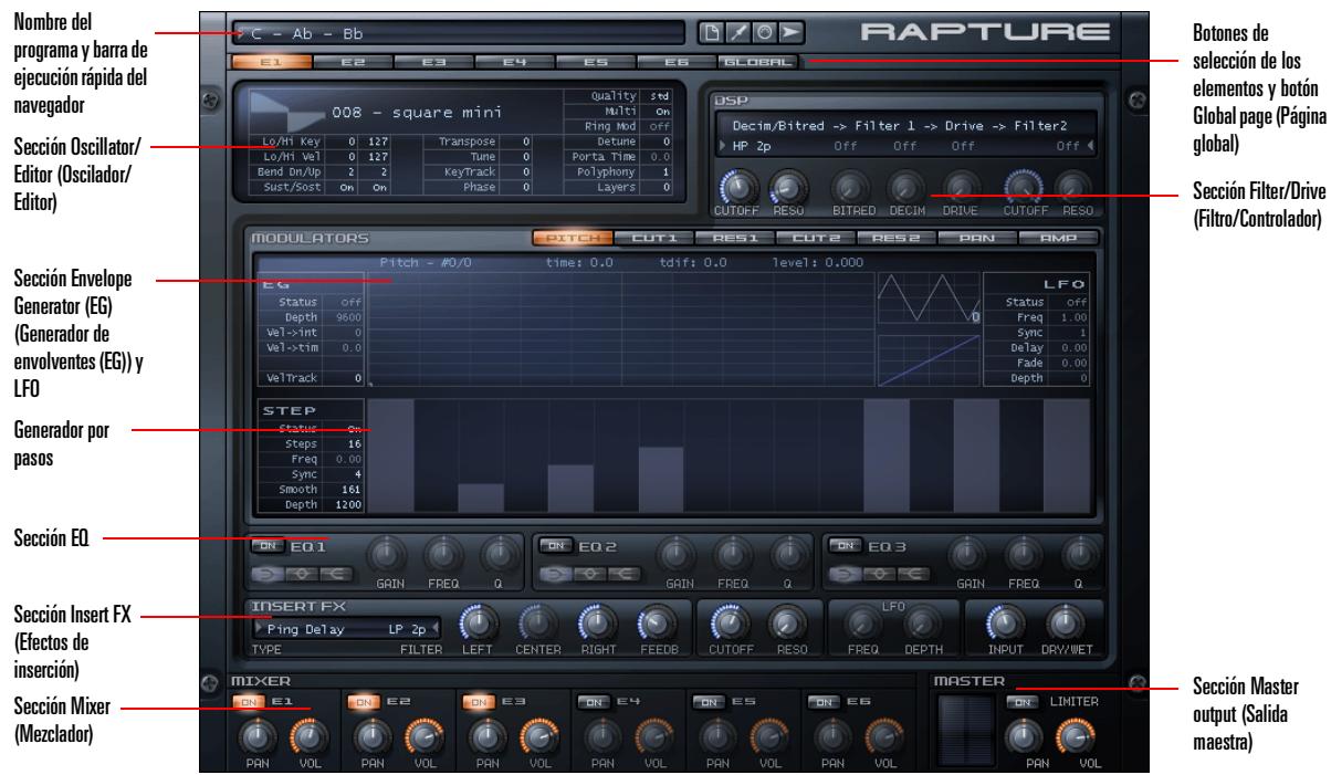 ROLAND RAPTURE - El interface - 1
