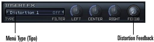 ROLAND RAPTURE - Modo Distortion (Distorsión) - 1