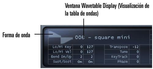 ROLAND RAPTURE - Para cargar una tabla de ondas o una muestra - 1