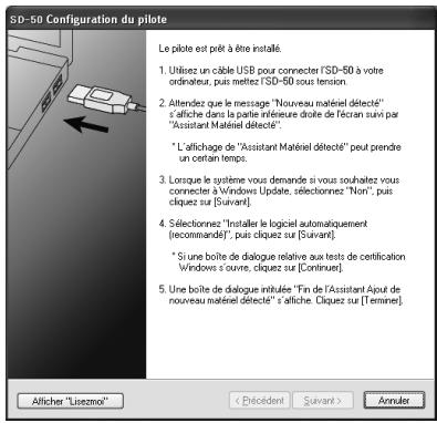 ROLAND SD-50 - Utilisateurs Windows XP - 2