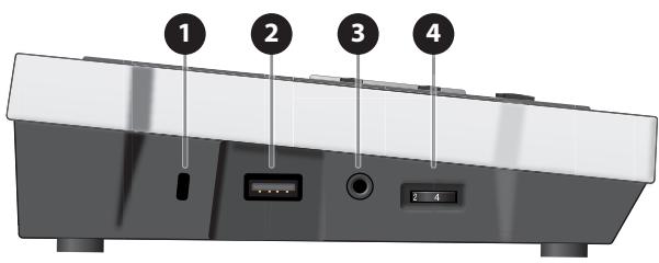 ROLAND SD-50 - Panneau létéral - 1