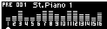 ROLAND SD-50 - Sélection dans la liste des timbres - 1