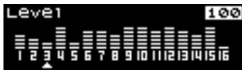 ROLAND SD-50 - Réglage du volume de chaque partie - 2