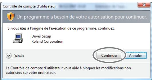 ROLAND UA-25EXCW - Installation du pilote - 1