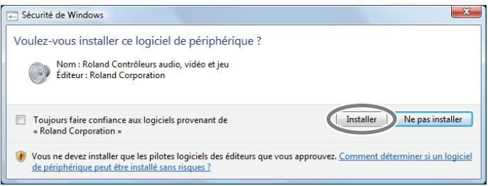 ROLAND UM-1G - Installation du pilote - 2