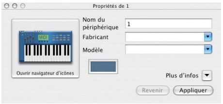 ROLAND UM-1G - Paramètres du périphérique MIDI - 3