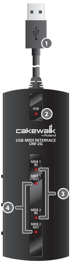 ROLAND UM-2G - Face avant - 1