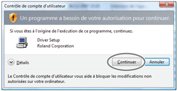 ROLAND UM-3G - Installation du pilote - 1
