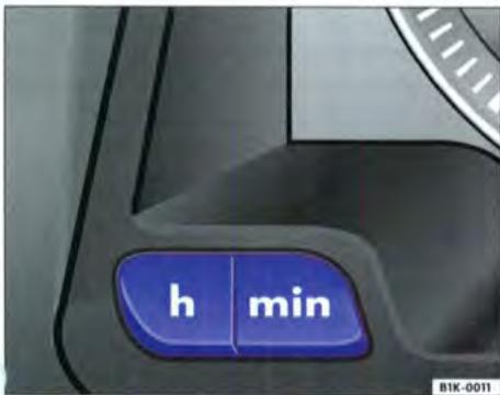 VOLKSWAGEN GOLF 5 - Réglage de la montre - 1