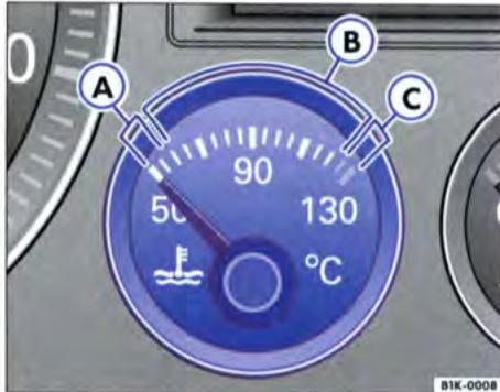 VOLKSWAGEN GOLF 5 - Indicateur de température de liquide de refroidissement - 1