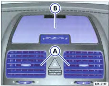 VOLKSWAGEN GOLF 5 - Ventilation indirecte - 1