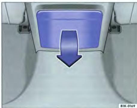 VOLKSWAGEN GOLF 5 - Porte-boissons arrriere - 2