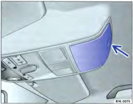 VOLKSWAGEN GOLF 5 - Range-lunettes dans le pavillon - 1