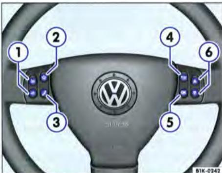 VOLKSWAGEN GOLF 5 - Volant multifonction - 1