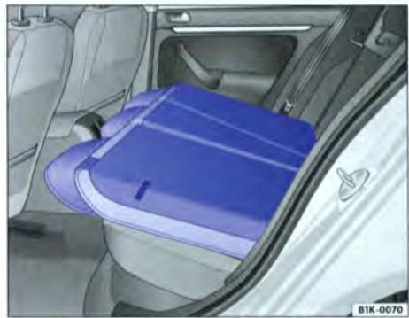 VOLKSWAGEN GOLF 5 - Escamotage du dossier - 2