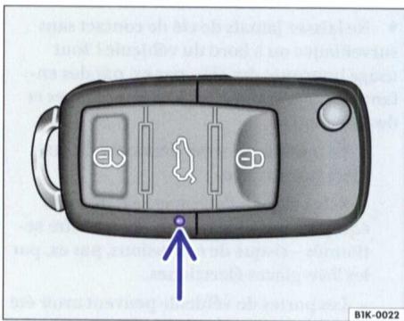 VOLKSWAGEN GOLF 5 2005 - Remplacement de la pile - 1