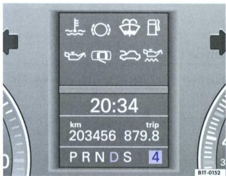 VOLKSWAGEN GOLF 5 2005 - Positions du levier sélecteur - 1