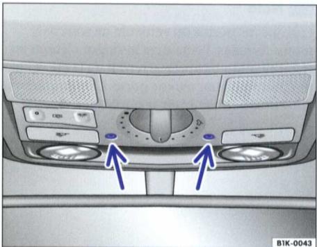 VOLKSWAGEN GOLF 5 2005 - Éclairage d'ambiance - 1