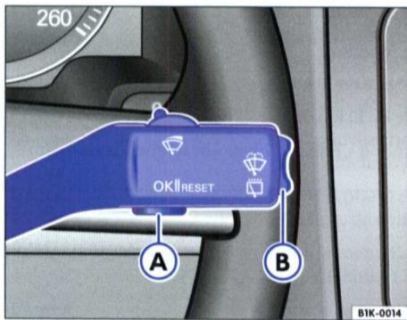 VOLKSWAGEN GOLF 5 2005 - Exemple d'utilisation des menus - 1