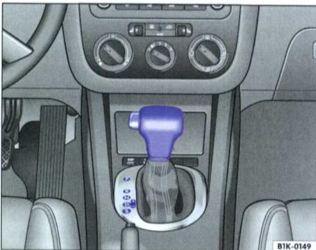 VOLKSWAGEN GOLF 5 2005 - Conduite avec la boîte automatique - 1