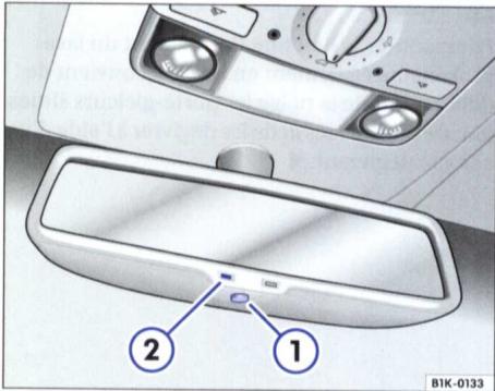 VOLKSWAGEN GOLF 5 2005 - Rétroviseur interieur - 1