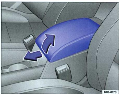 VOLKSWAGEN GOLF 5 2005 - Accoudoir central avant - 1