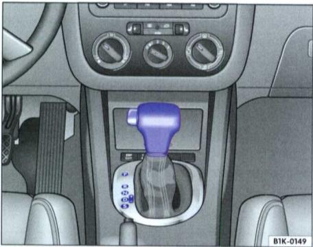 VOLKSWAGEN GOLF 5 2005 - Blocage du levier sélecteur - 1