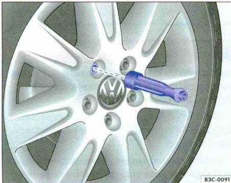 VOLKSWAGEN GOLF 6 - Avertissement - 1