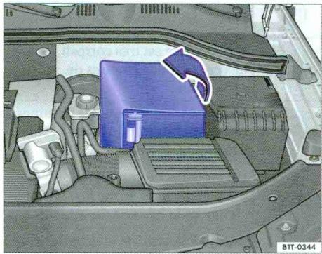 VOLKSWAGEN GOLF 6 - Contrôle du niveau d'électrolyte de la batterie du vehicule - 2