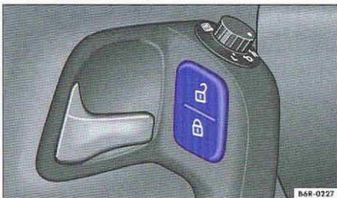VOLKSWAGEN POLO 6 PARTIE1 - Verrouillage et déverrouillage du vehicule de l'intérieur - 1