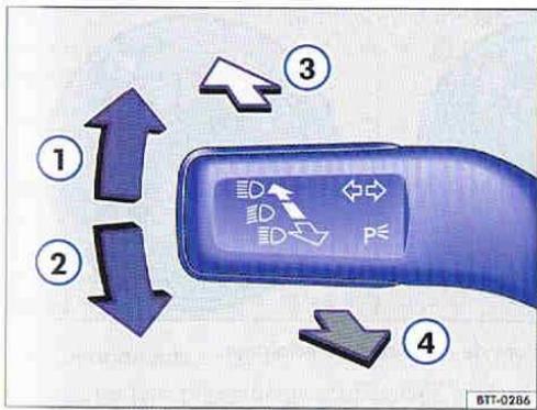 VOLKSWAGEN POLO 6 PARTIE1 - Levier des clignotants et de l'inverseur-codes - 1