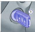 VOLKSWAGEN POLO 6 PARTIE2 - Positions de la clé de contact - 2