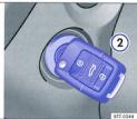 VOLKSWAGEN POLO 6 PARTIE2 - Positions de la clé de contact - 3