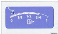 VOLKSWAGEN POLO 6 PARTIE2 - Témoins et indicateur de niveau de carburant - 1