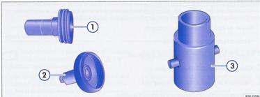 VOLKSWAGEN POLO 6 PARTIE2 - Adoptateurs pour la goulotte de remplissage de gaz du système d'alimentation en GPL - 1