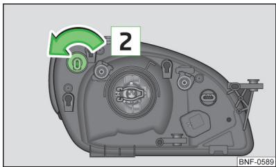 VOLKSWAGEN UP - Remplacement de l'ampoule du clignotant avant - 1