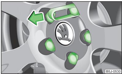 VOLKSWAGEN UP - Capuchon des boulons de roue - 1