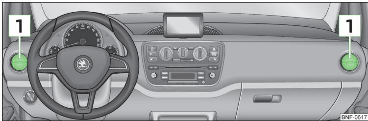 VOLKSWAGEN UP - Diffuseurs d'air - 1