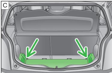 VOLKSWAGEN UP - Plancher de chargement variable dans le coffre - 3