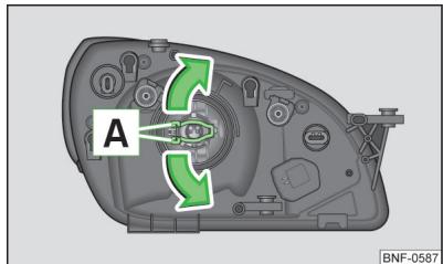 VOLKSWAGEN UP - Remplacement de l'ampoule des yeux de croissement et de route - 1