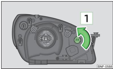 VOLKSWAGEN UP - Remplacement de l'ampoule des heures de jour et de position - 1