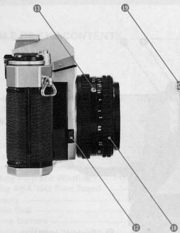 PENTAX K1000 - NOMENCLATURE OF WORKING PARTS - 2