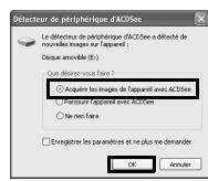 PENTAX OPTIO M60 - Si l'écran du détecteur de périphérique n'apparaît pas - 4