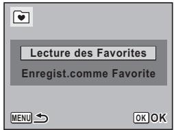 PENTAX OPTIO P80 - Selectionnez [Lecture des Favorites] à l' étape 5, p.152. - 1