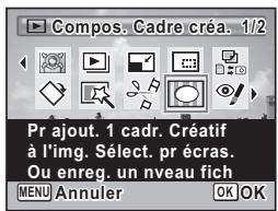 PENTAX OPTIO P80 - Ajout d'un cadre créé (Compos. Cadre créé.) - 2