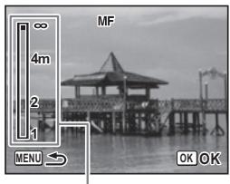 PENTAX OPTIO P80 - Réglage manuel de la mise au point (mise au point manuelle) - 2
