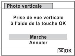PENTAX OPTIO P80 - Utilisez le bouton de navigation ( ) pour selectionner [Marche] ou [Annuler]. - 1